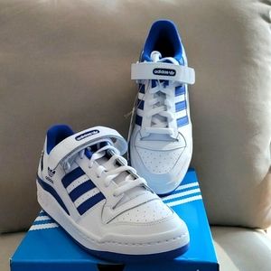NEW Adidas Originals FORUM LOW Men's Basketball Shoe Royal Blue White US Sz 8.5